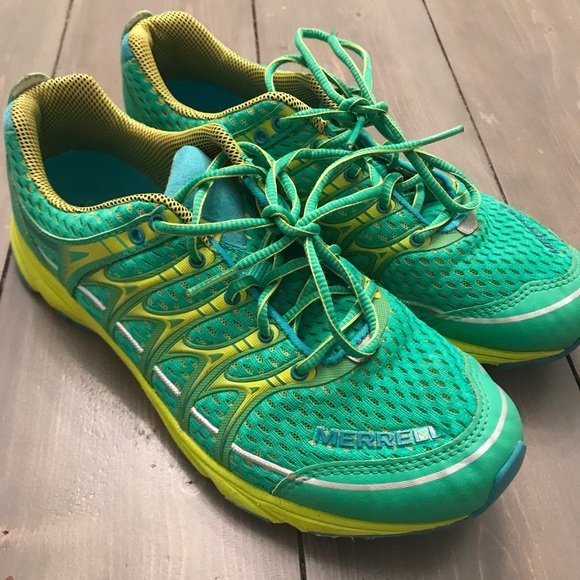 green merrell shoes